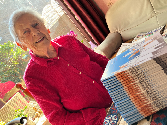 Interview met Katwijkse schrijfster Nel van Duijn (94) door Adri van Beelen