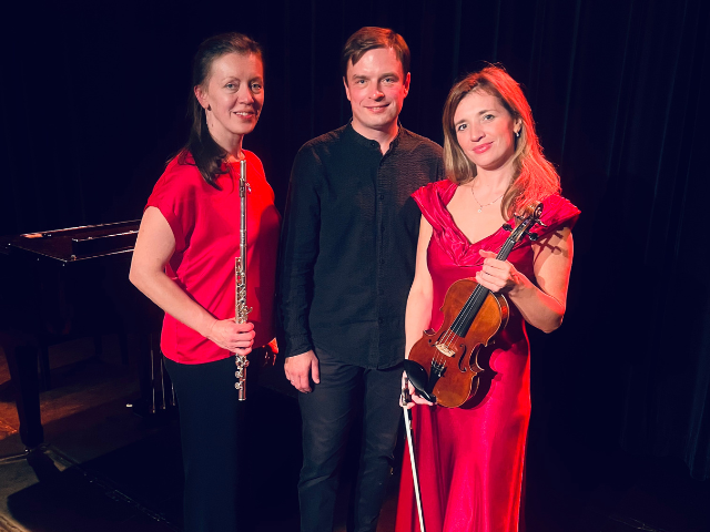 Klassiek concert: Trio Ksenia Beltiukova, Dasha Beltiukova en Vital Stahievitch — muziek in Katwijk