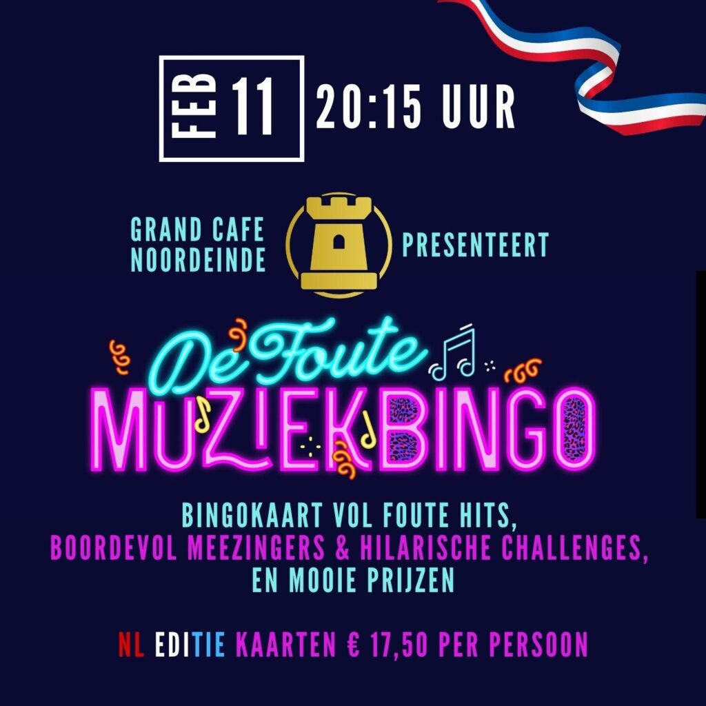 De Foute MuziekBingo in Rijnsburg